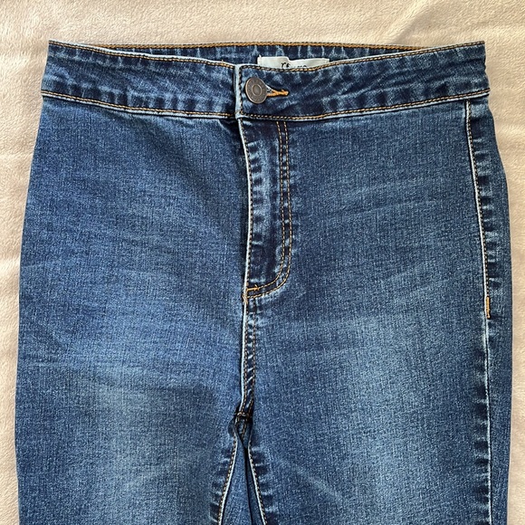REFUGE - High waisted dark wash skinny jean denim 0 - Picture 2 of 9
